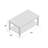 Nerseh Solid Wood Single Coffee Table