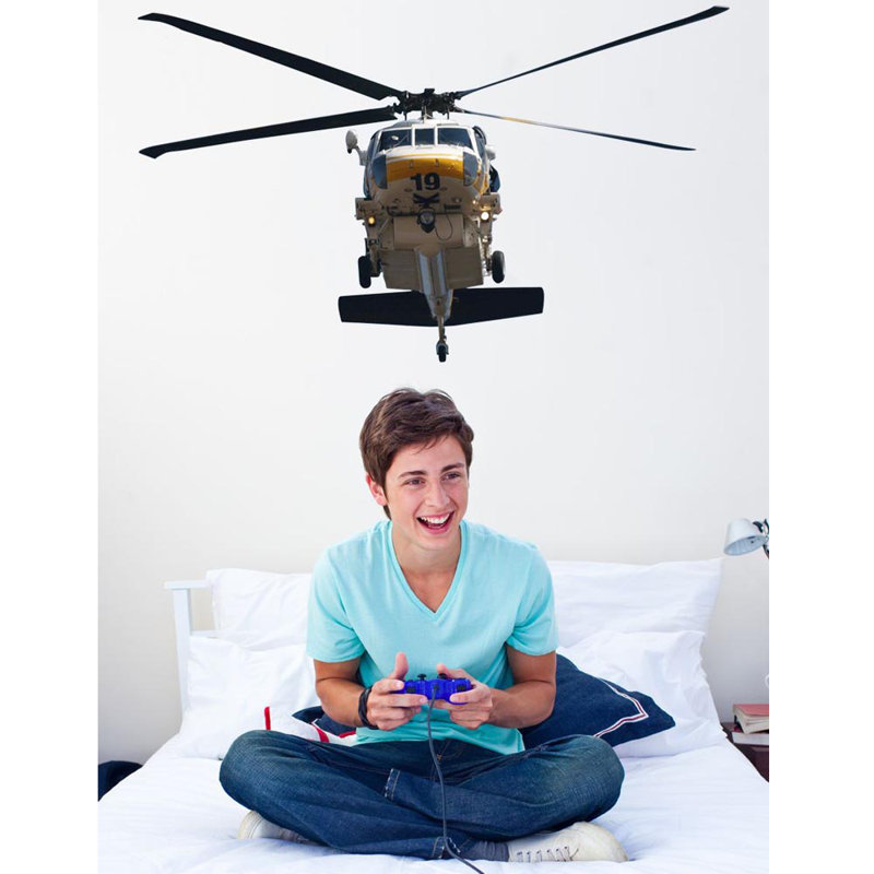 Adhésif décoratif Chibi LACoFD Copter 19, H 43 po x l 72 po