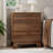 Fluted 3 -Drawers Dresser For Bedroom With Dresser Organizer, 23.6''W  Chest of Drawers ,Nightstand-1277452930