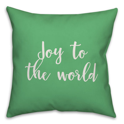  Coussin Joy to the World