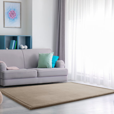 Ahmiyah Solid Colour Area Rug