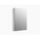 Catalan® Surface Mount Recessed 1 Door Medicine Cabinet with 3 Adjustable Shelves