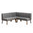 Chesnee 3 Piece Nook Bench Set-1175242483