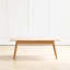 Table, table basse et bureau polyvalent en bois massif avec tablette de rangement