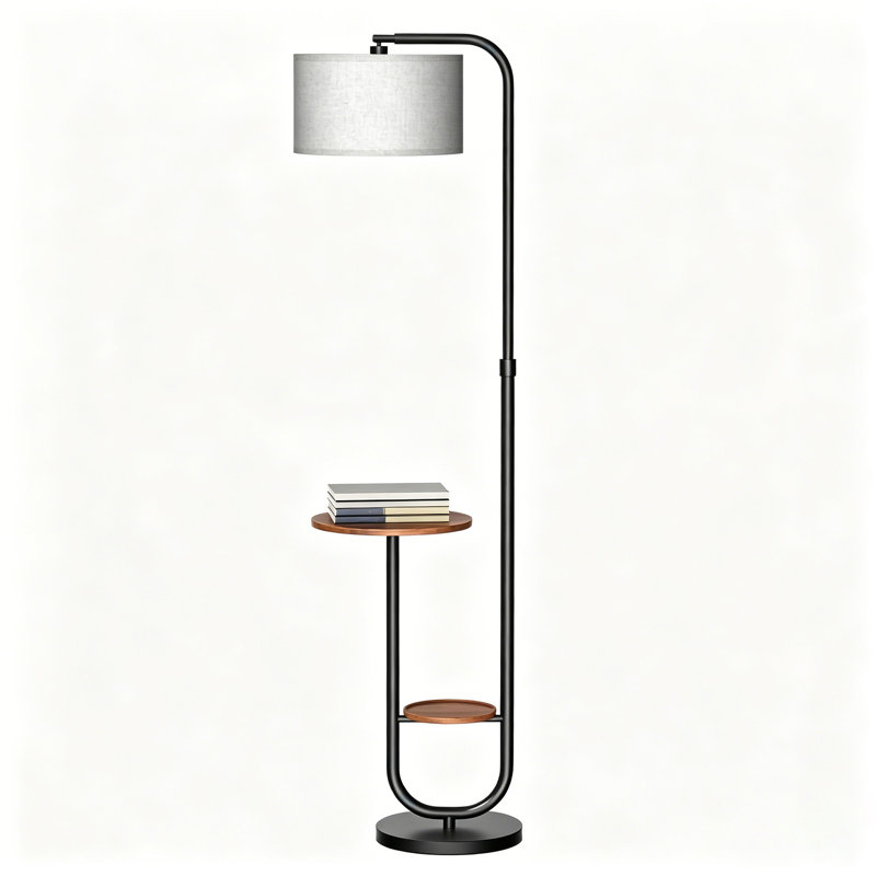 66.54" Tray Table Floor Lamp with Remote Control