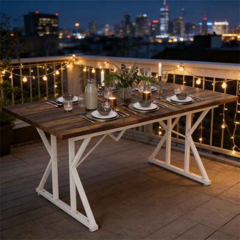 Modern Style Extendable Dining Table