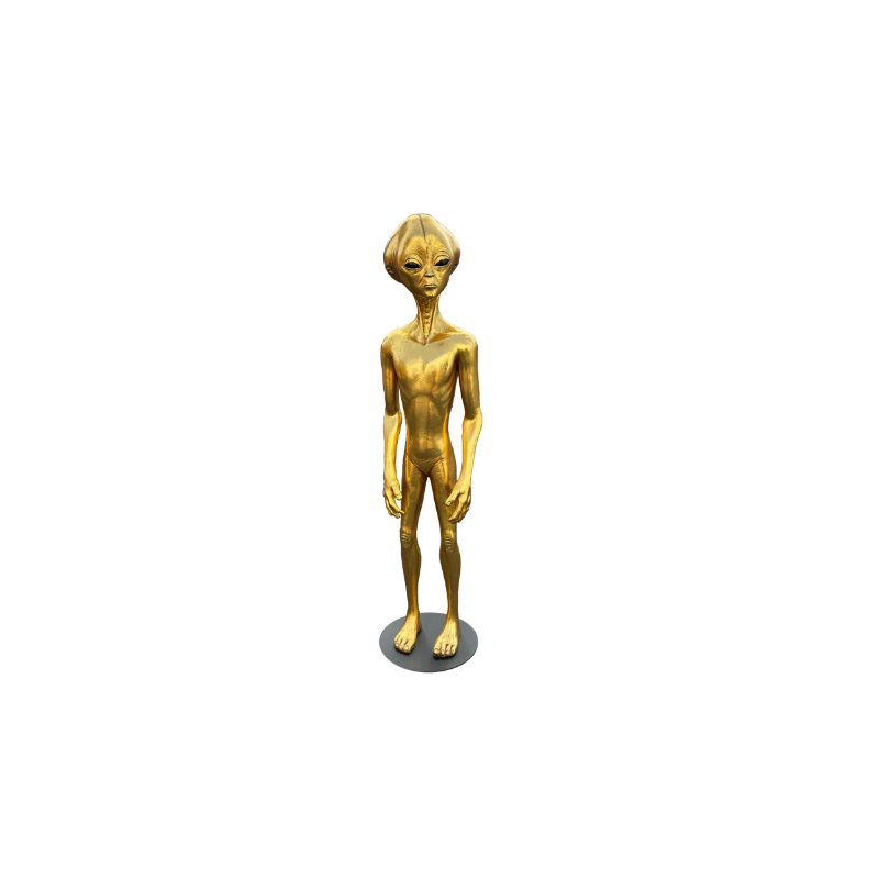 Statue dorée extraterrestre Roswell