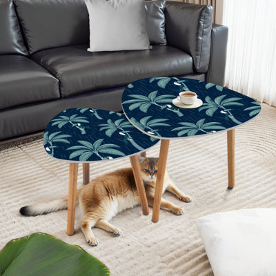 Ensemble de 2 tables basses gigognes Triangle Nesting