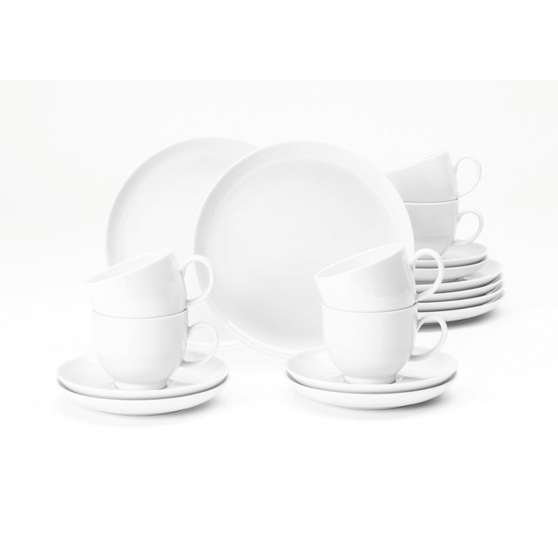 Ambreia Piece Porcelain Dinnerware Set - Service for 6