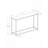 Accent Table, Console, Entryway, Narrow,Living Room, Bedroom, Metal, Contemporary