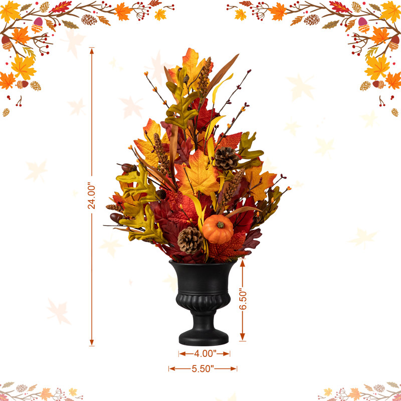 24'' Faux Mixed Assortment Tree in Urn
