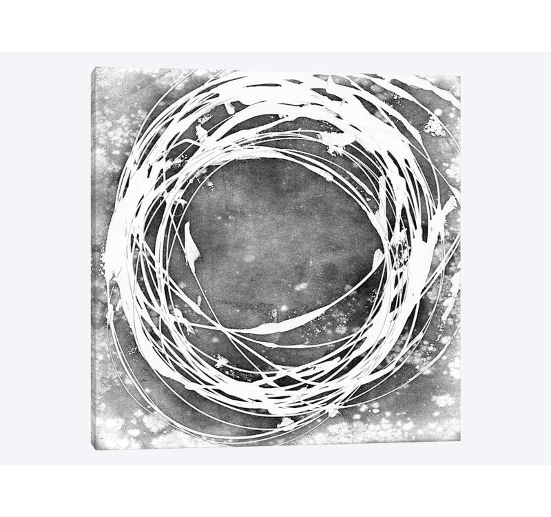 " Three-Sixty II ", 12" H x 12" W x 1.5" D, Wrapped Canvas, No Mat