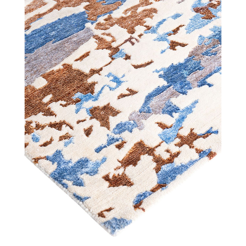 Overdyed One-of-a-Kind 8' 2" x 10' 1" Hand Knotted Area Rug