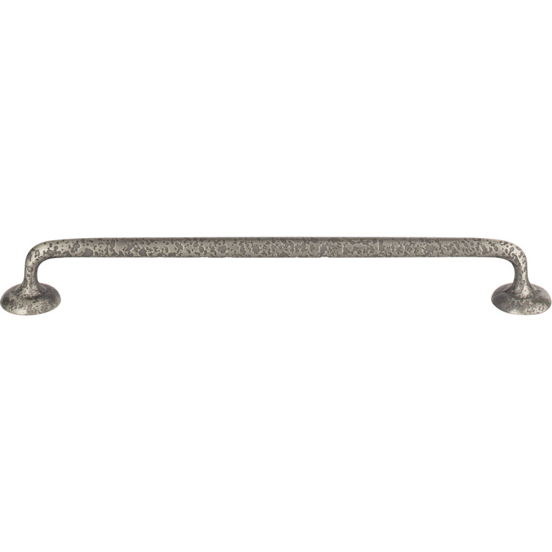 Pewter Textured 8 1/2" Rustic Industrial Bar Pull