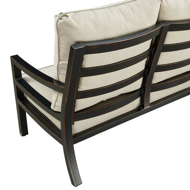 Rodesta Outdoor 3 - Seat Patio Sofa, Light Gray