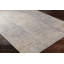 Tapis en polyester tissé à la machine à motif abstrait gris Pys-1411863518