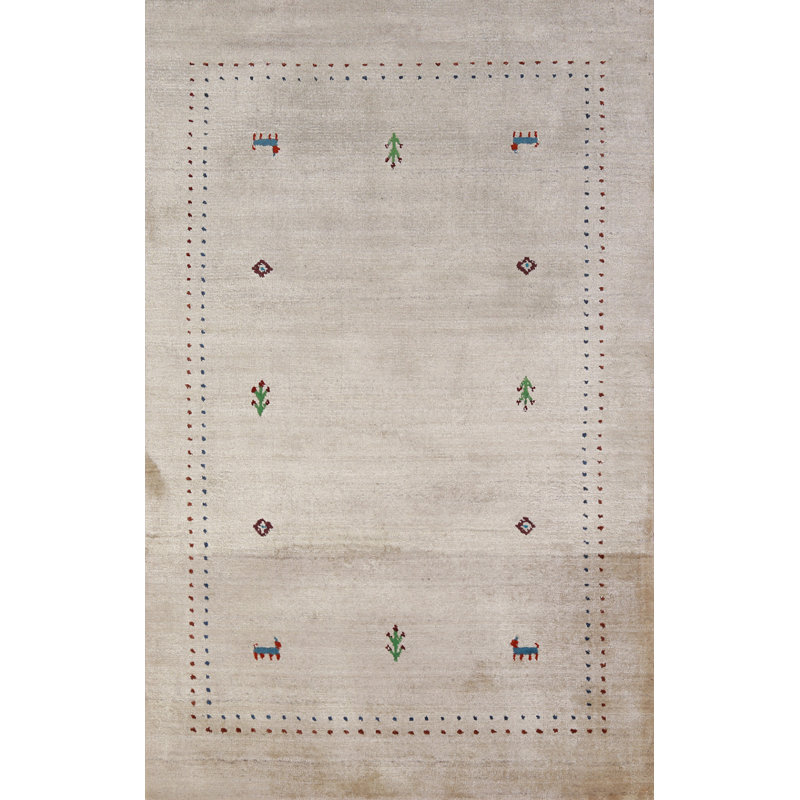 Tapis indien fait à la main Gabbeh 3 x 5