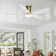 Ventilateur de plafond encastré 36/42/48 po à profil bas avec éclairage et télécommande