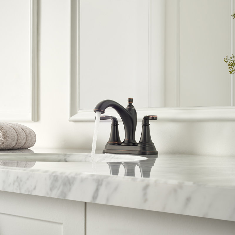 Northcott Centerset Bathroom Faucet in with Drain Assembly, Tuscan Bronze