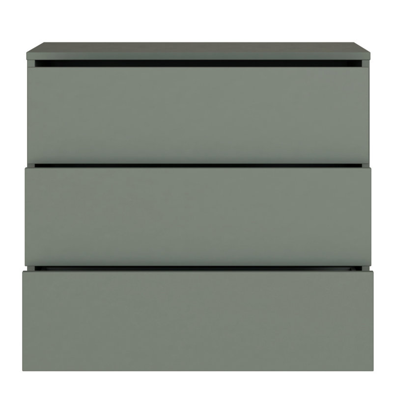 94.8 cm W Chest of 3 Drawers, Green