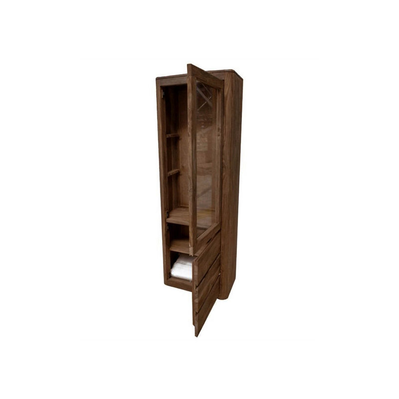 Toronto Display Cabinet, Smoked Cherry