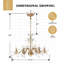 Lustre rétro avec luciole 27,5 po Gurminder-1712186720