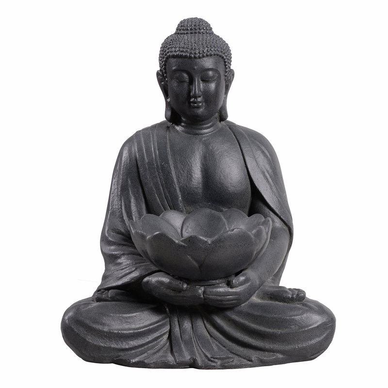 Meditating Buddha With Lotus Planter