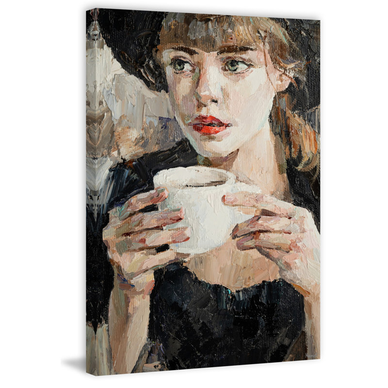 Hold on 1 Piece Wrapped Canvas Painting, 61cm H x 41cm W x 3.81cm D