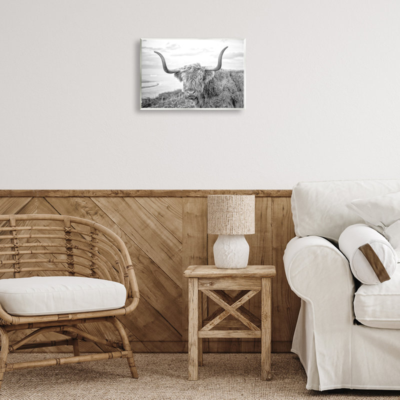 Art traditionnel sur plaque de bovin flou traditionnel par Jasper Huish, H 10 po x l 15 po