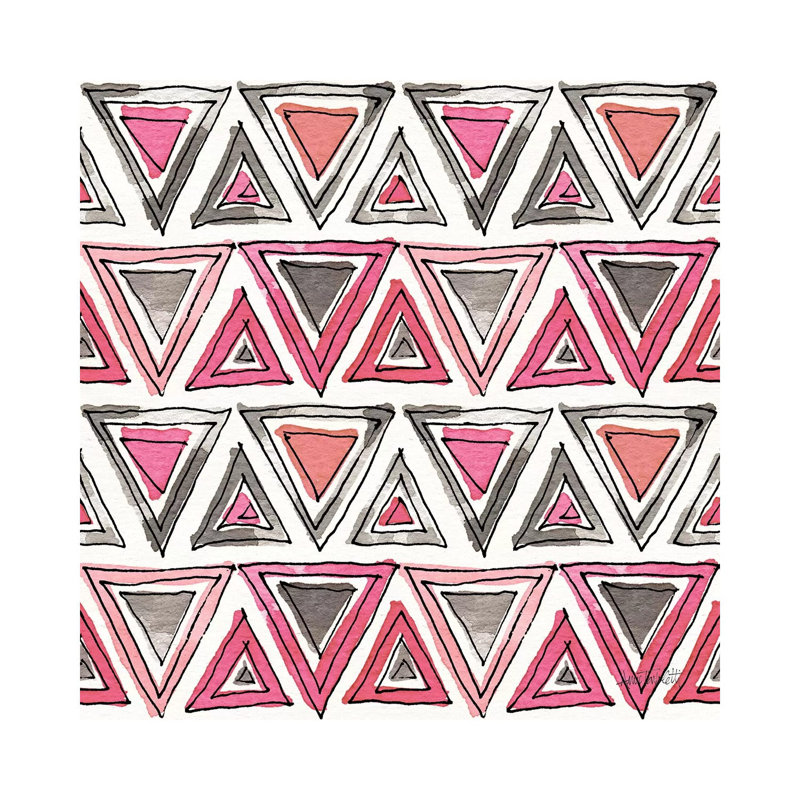 Chic Accents Pattern IVA by Anne Tavoletti - Wrapped Canvas Print, 30.48cm H x 30.48cm W