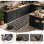 Tapis de cuisine antidérapant lavable à la machine (ensemble de 3)-1452992788