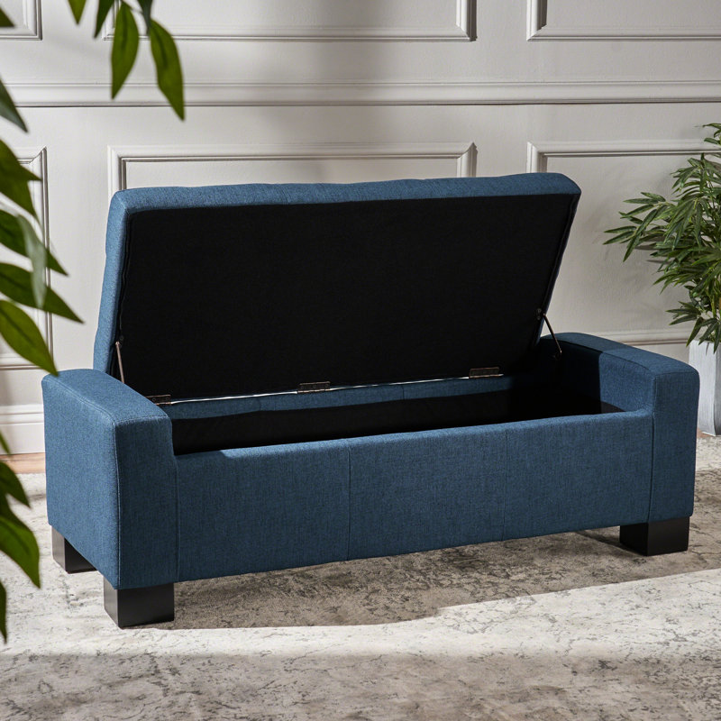 Tissu moderne avec motif gaufré et espace de rangement confortable à texture abondante - bleu marine, Marine