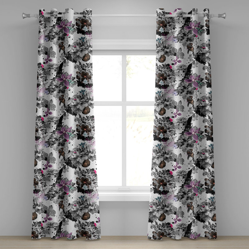 Semi Sheer Curtain Pair