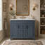 Meuble-lavabo moderne de 91 cm (36 po) avec lavabo, portes à fermeture douce et rangement dissimulé pour une organisation optimale.-305889750-305889745