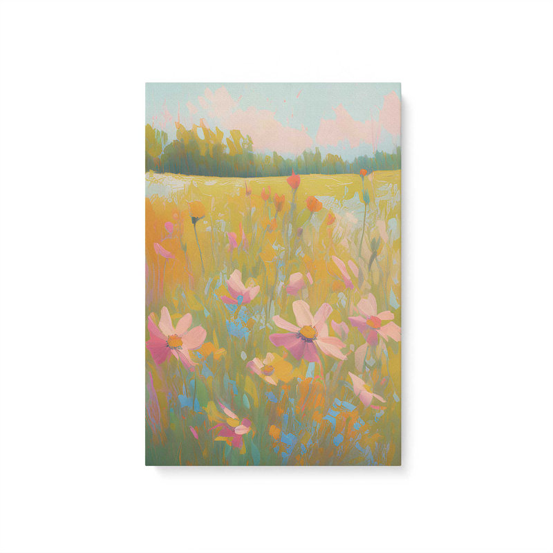 Symphony of Pastel Meadows III, toile tendue, H 18 po x l 12 po