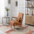 Lyon 25.78" Wide Mid Century Faux Leather Accent Chair with an Extra Pillow(Set of 8)-109608708-109608667