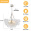 Lustre sphérique en verre 6 lumières-1023468968