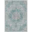Tapis sarcelle intérieur / extérieur lavable à la machine Claudian ACN1238-103712331