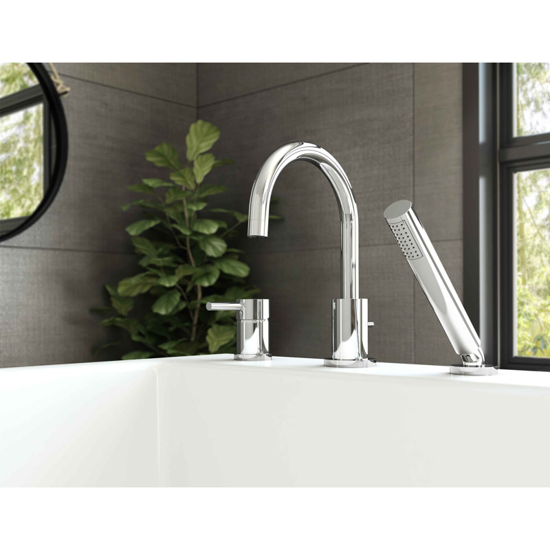 Delphi 1 Roman Tub Faucet with Hand Shower and Diverter