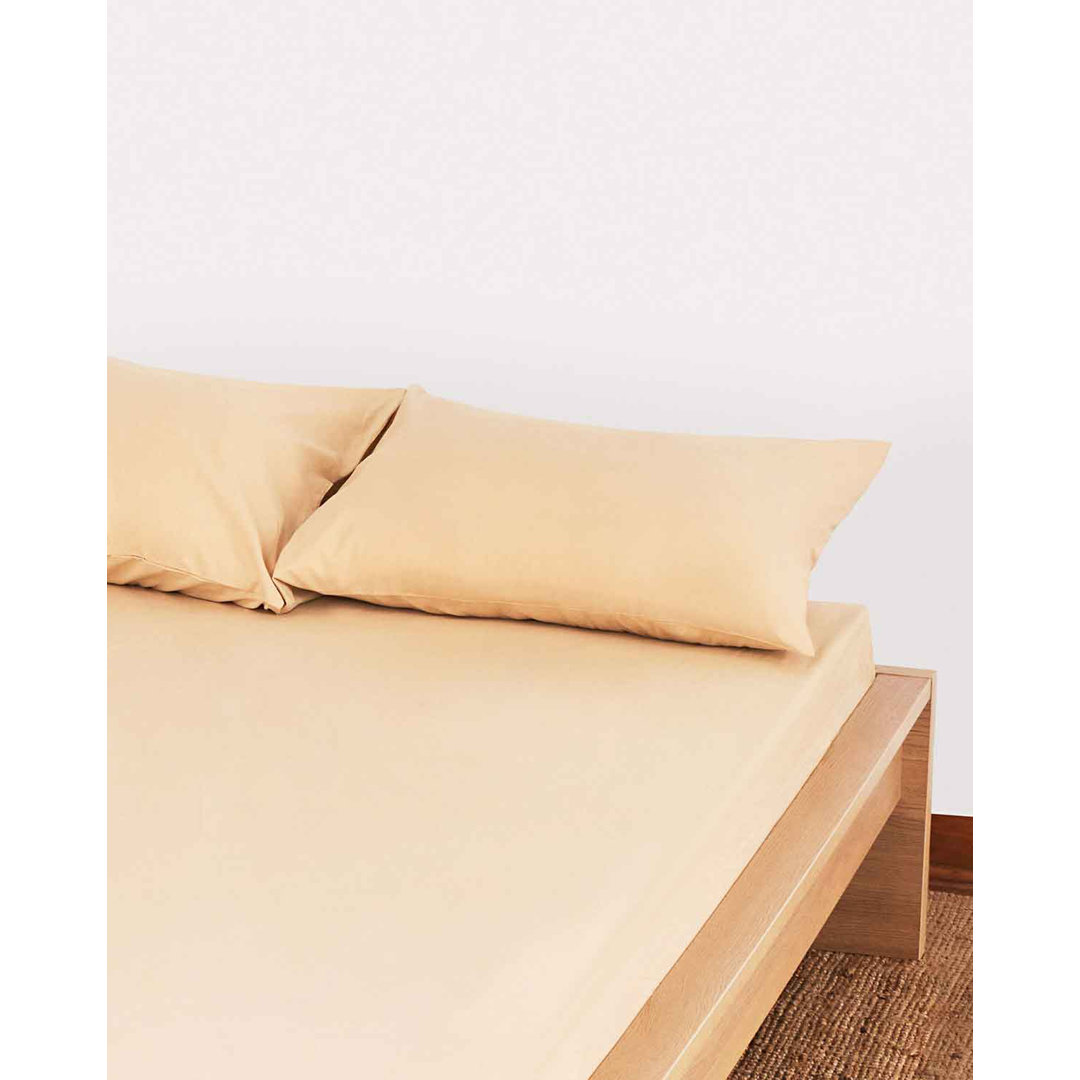 Lashundria 180 Thread Count 100% Baumwolle Perkal Laken Set