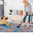 Machine Washable Area Rug Chenille Soft Non-Slip Stain Resistant Indoor Rug Multi Color 3' x 5'