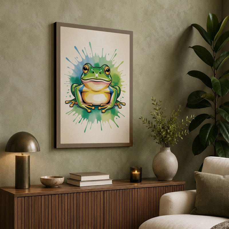 Print, 24x16 - 61.0 x 40.6 cm, Teal Border