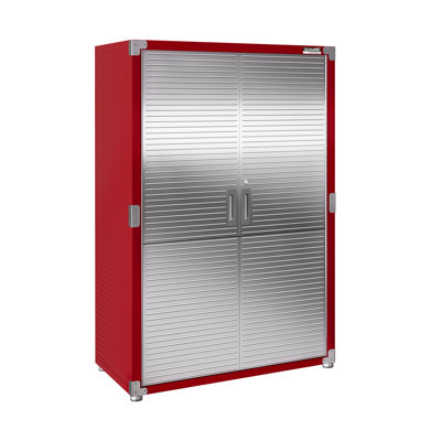 Seville Classics UltraHD Storage Cabinet, 48" W x 24" D x 72" H