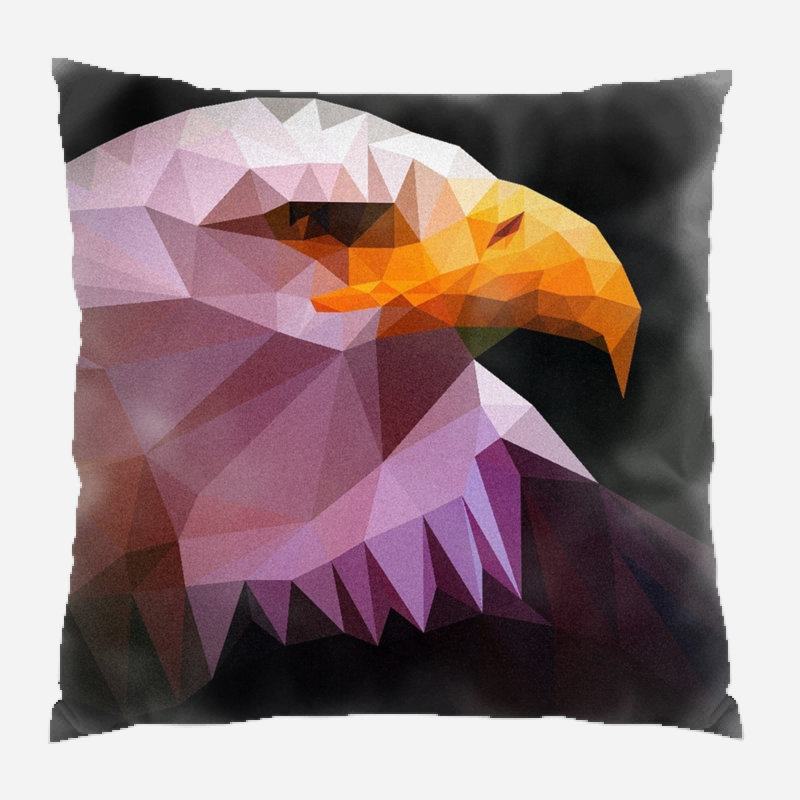 Background Microsuede Reversible Throw Pillow