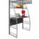 Agastya Twin Metal Loft Bed with Bookcase by Isabelle & Max