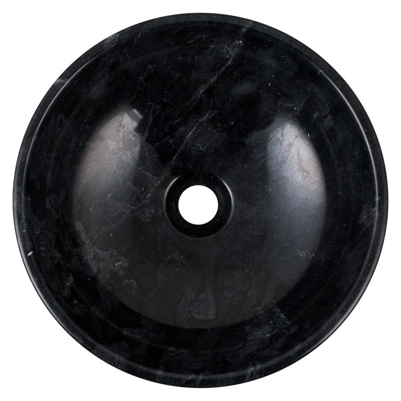 Ivy Bronx 370mm L x 370mm W Marble Circular Sink