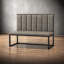 Banc rembourré en similicuir-99222233