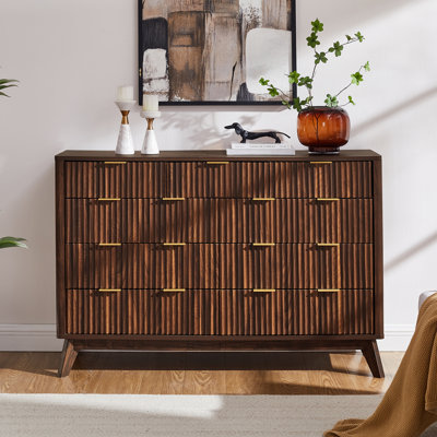 9-Drawer Dresser with Faux Marble Top, TV Stand for Living Room and Storage Organizer for Bedroom
