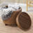 Ludine Upholstered Ottoman-704451647