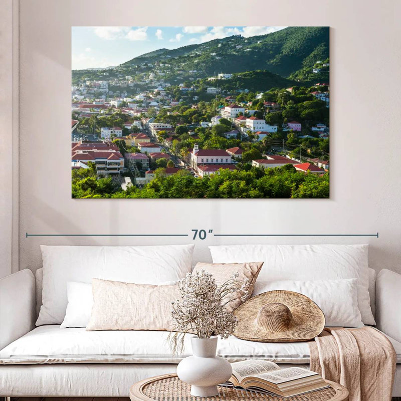 Paysage urbain Charlotte, H 34 po x l 51 po